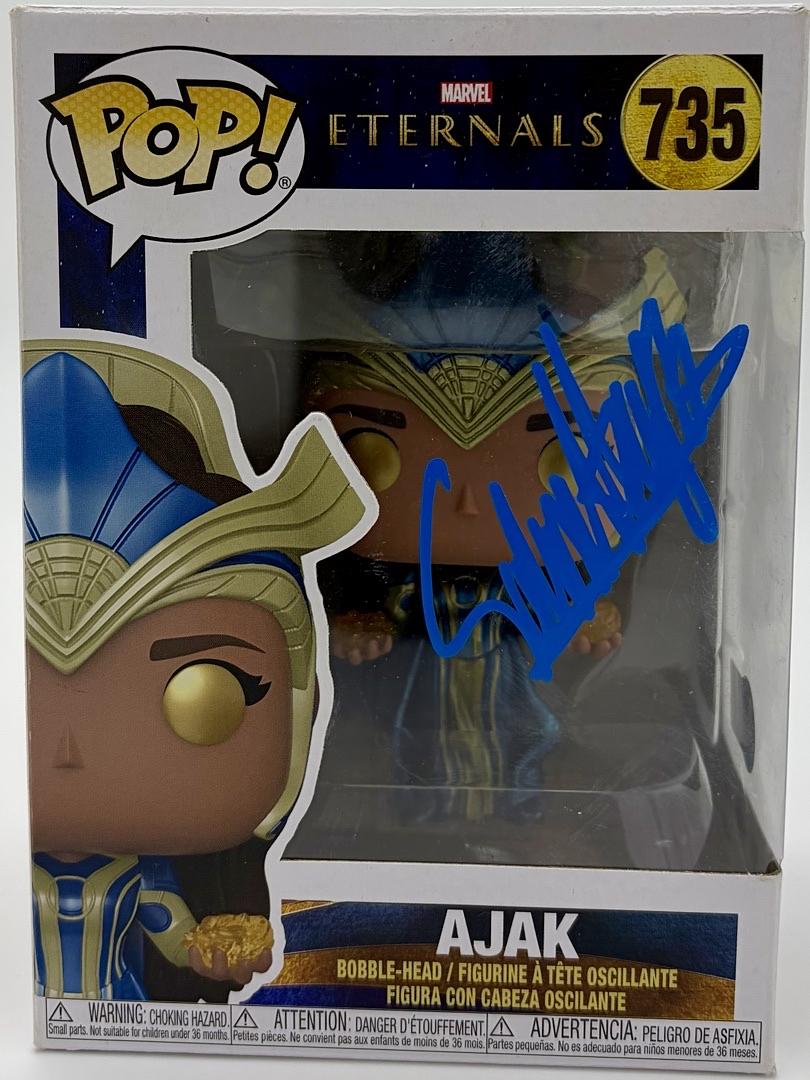 Selma Hayek signed Funko #735 "Eternals" - Beckett COA